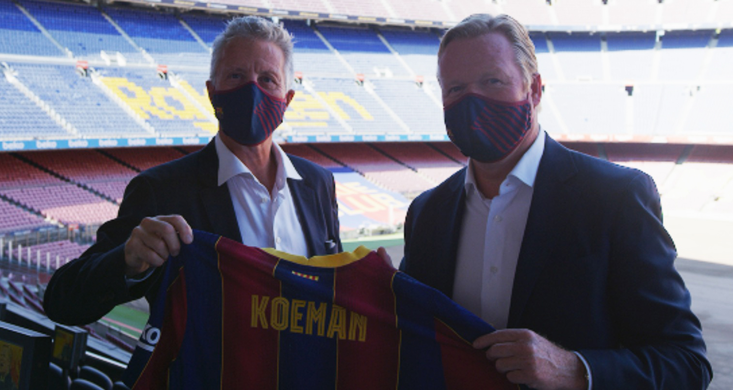 Ronald Koeman nieuwe trainer FC Barcelona